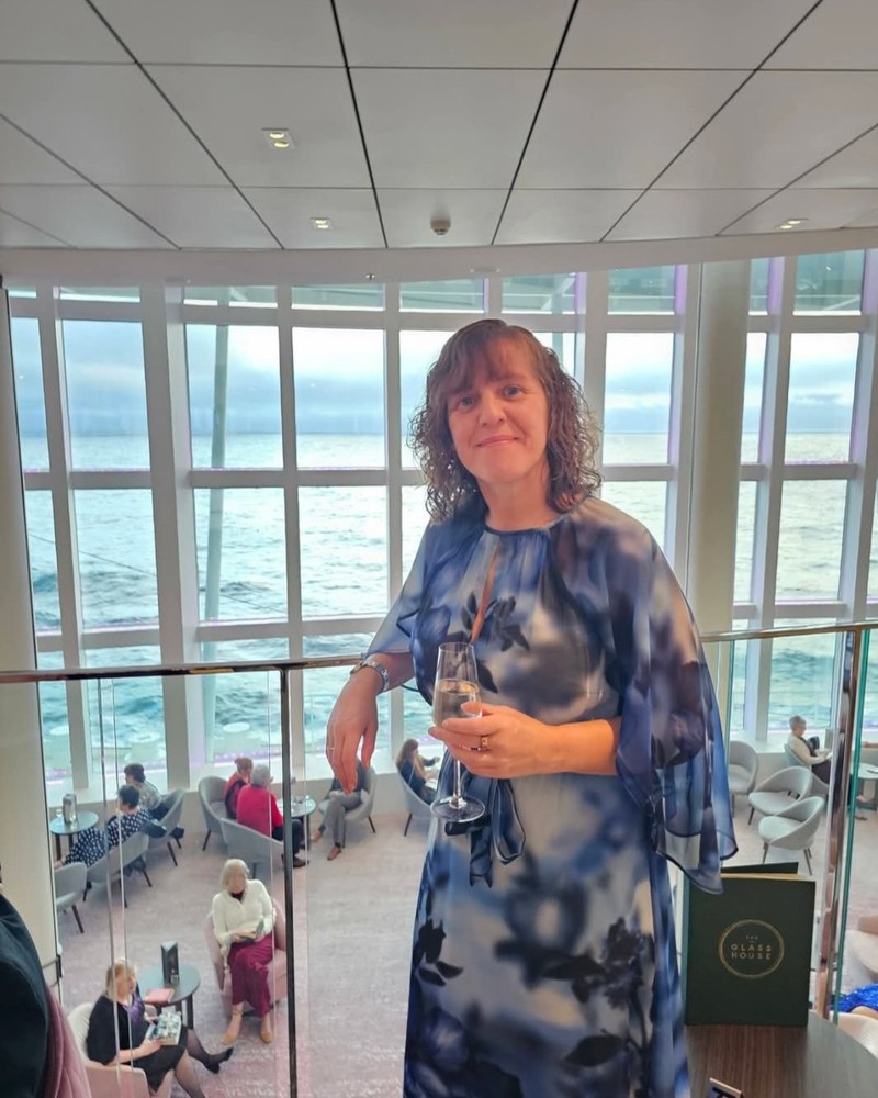 Marina, founder and owner of The Holiday Shop Blackburn